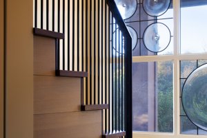 rhode island newport wooden staircase